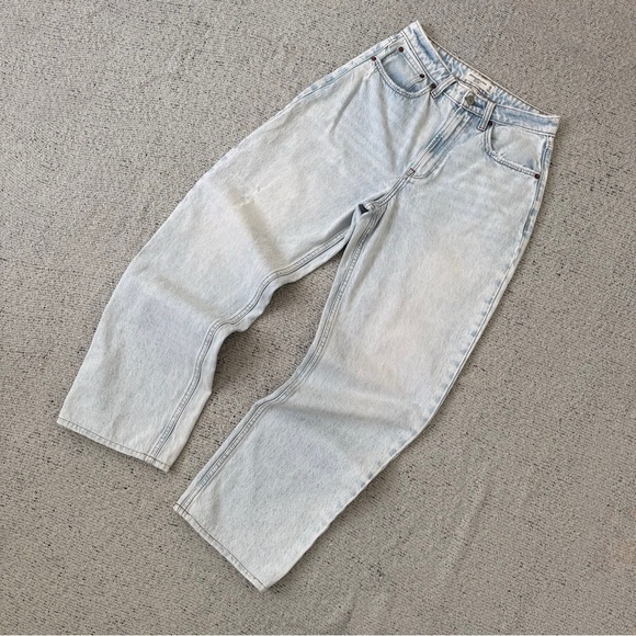 Abercrombie & Fitch Light Blue Jeans Loose High Rise 26 - Picture 7 of 7